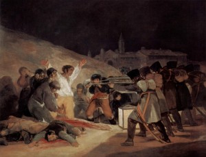 ”3. Maj 1808” eller ”Nedskydningen af oprørerne den 3. maj 1808 i Madrid”